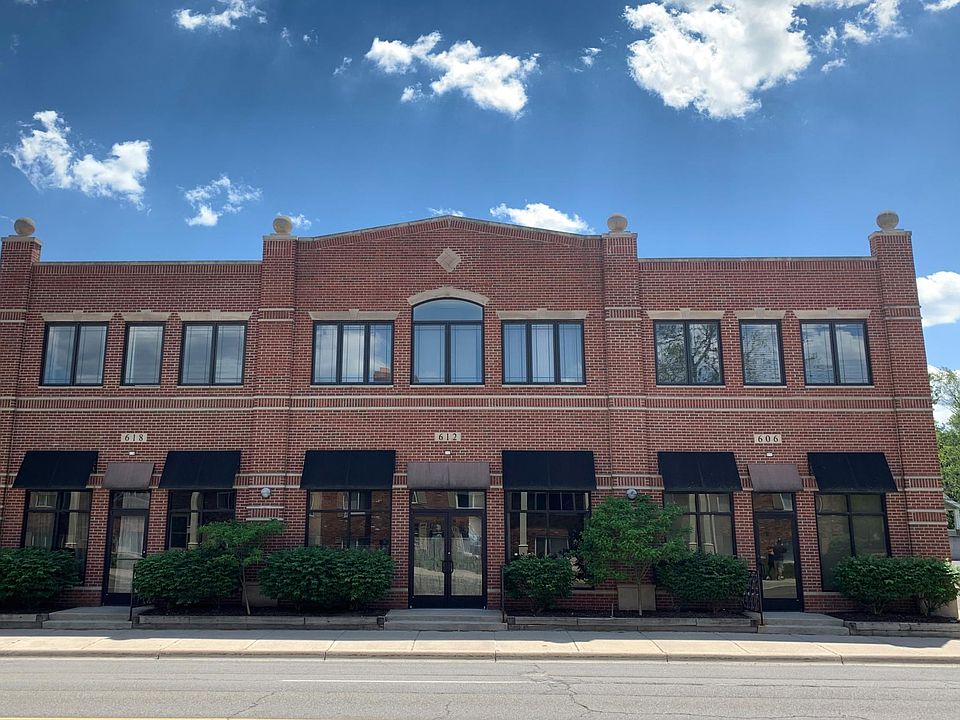 Front view of the building