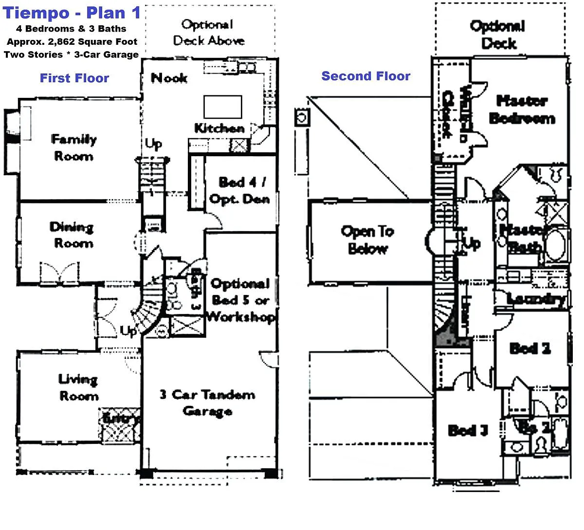 Floor Plan from Builder - 11647 Swan Lake Dr