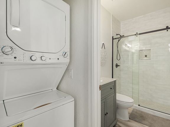 Stackable Laundry In Hallway
