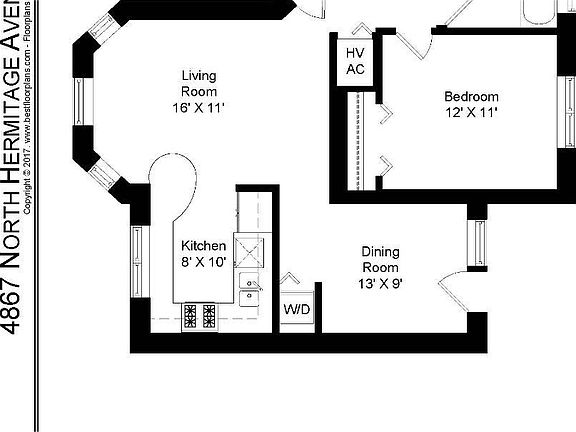 2nd image of 4867 N Hermitage Ave #1J