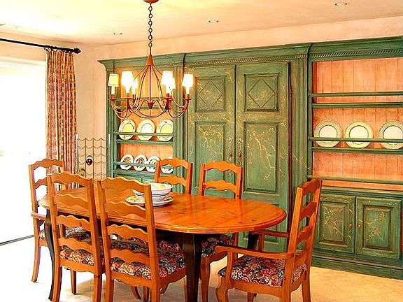 Large Pantry Behind These Built-In Kitchen Cabinets