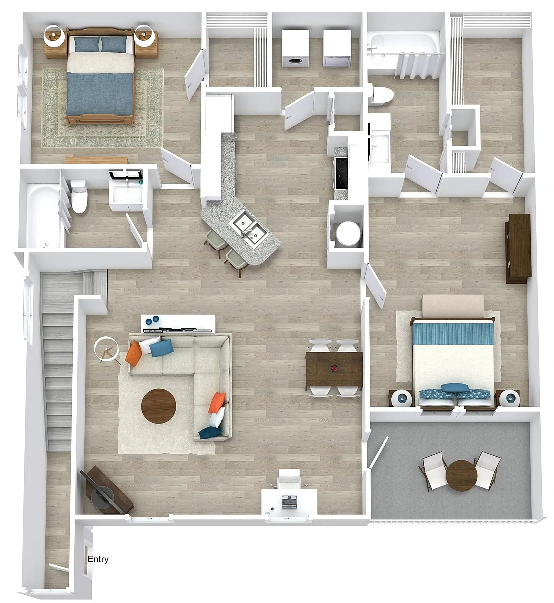Floor plan B2 Upper