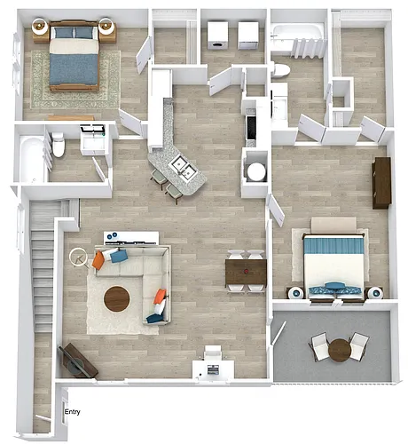 Floor plan B2 Upper