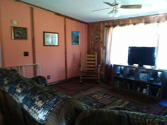 Living Room : Looking into living room from dining area