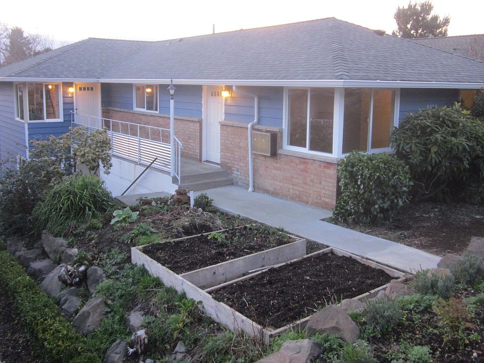 The property and garden plots.