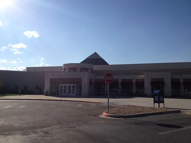 New, wonderful public library across the main street (112th) in the community college parking lot.