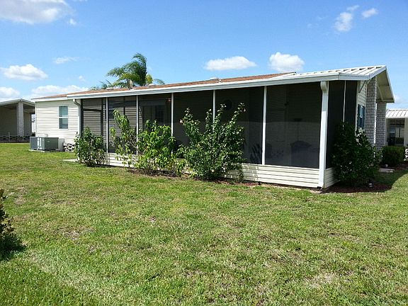 large screened lanai