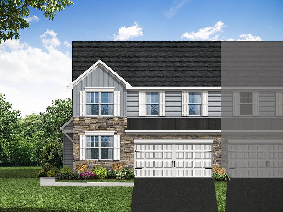 Front elevation of the Archer model from Garman Builders