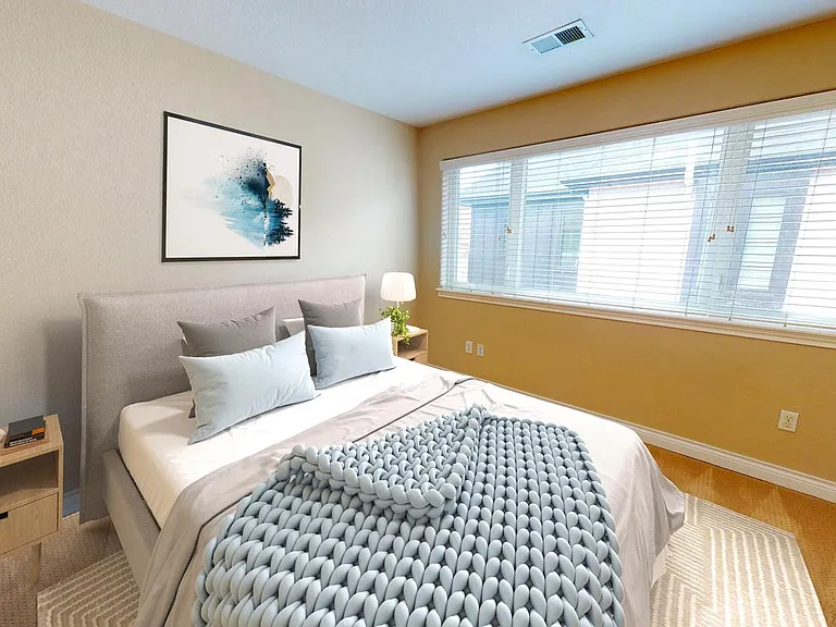 Bedroom 2. This image shows a virtually furnished space. Bedrooms come unfurnished.