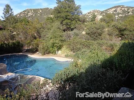 Pool View from West Deck
						:
						Very private pool with wrap around walkway and seating area