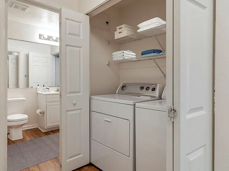 In-unit washer and dryer