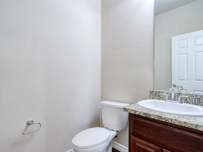 Half bathroom downstairs