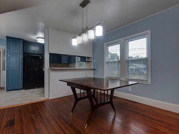 Dining room with wood floors