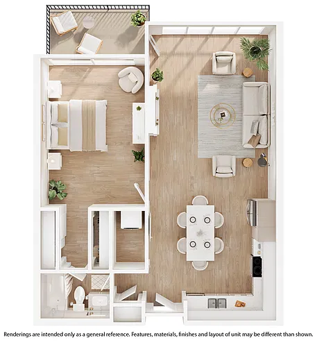 Floor plan A2 - Renovated