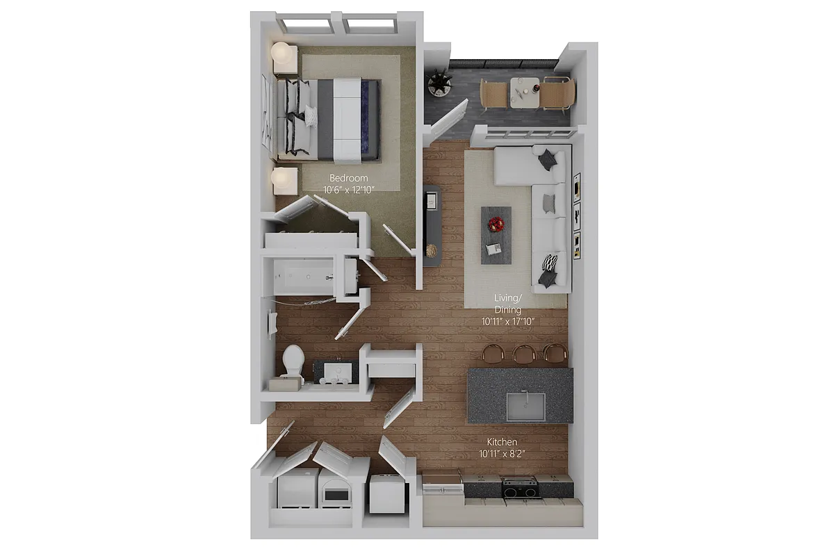 Floor plan The Bungalow+ (Classic A1+)