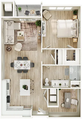 Floor plan A6 - Den