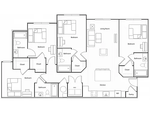 Floor plan D1