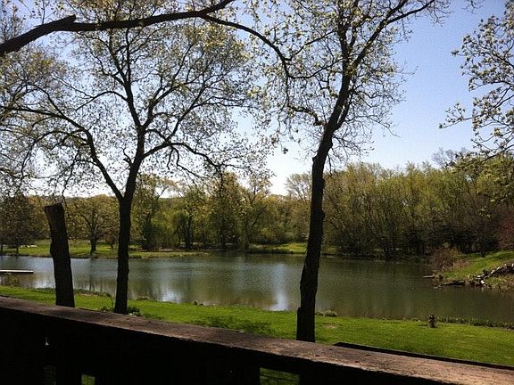 Pond seen from all walk-out balconies off each apartment
