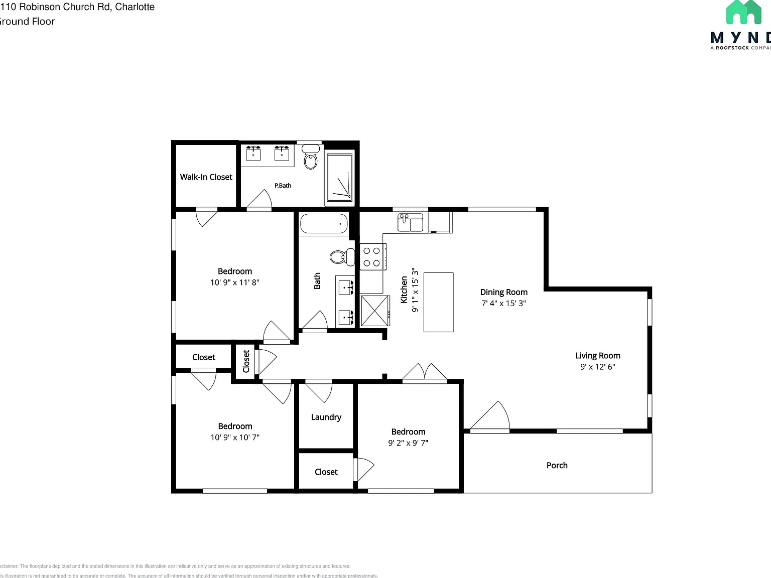 3 bed, 2.0 bath, 1173 sqft, $1,970 — Photo 4