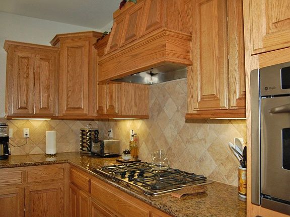 Kitchen with granite