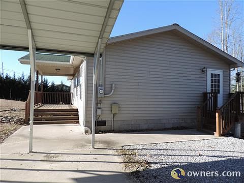 View of patio from the carport