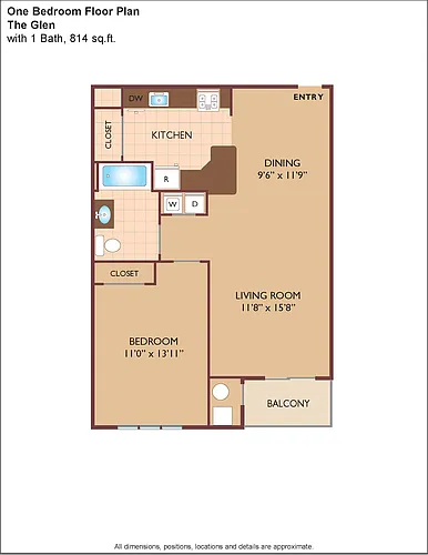 Floor plan $2.42/sq.ft. - The Glen - Age Restricted