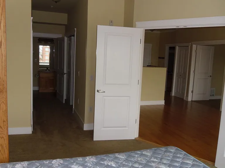 Master bedroom out to living room