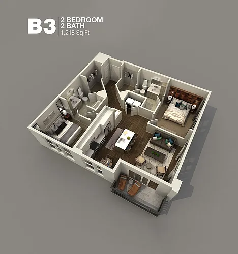 Floor plan B3