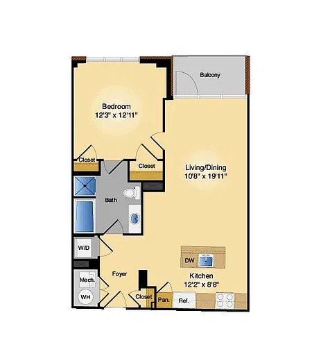 Floor plan 1C