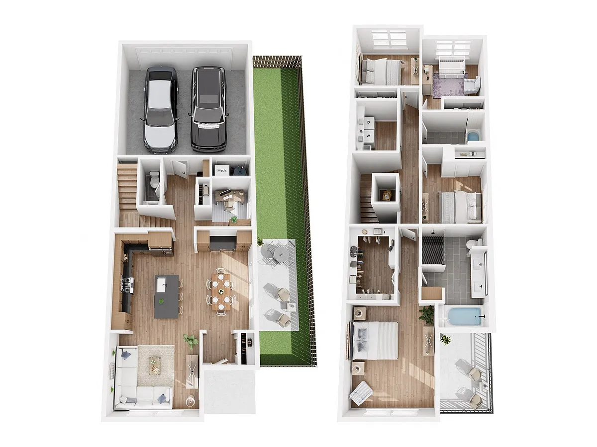 Floor plan Single Family - D