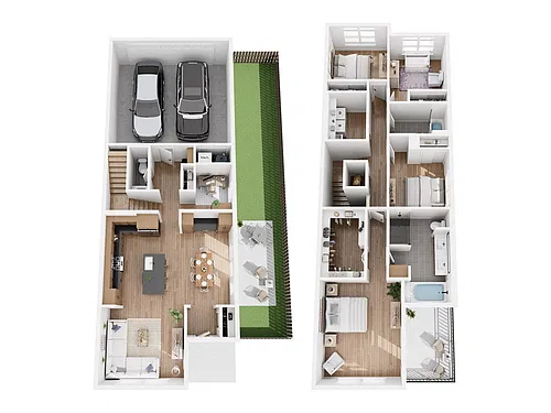 Floor plan Single Family - D