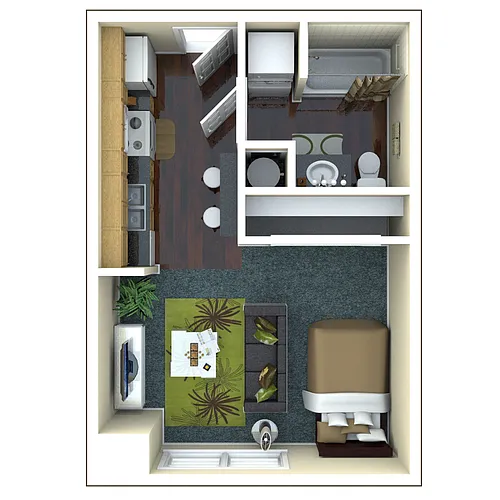 Floor plan A1 - 0X1