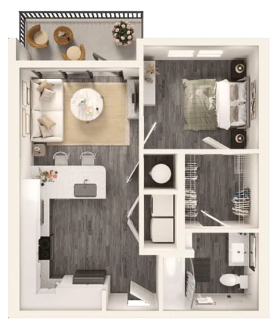 Floor plan A2-A