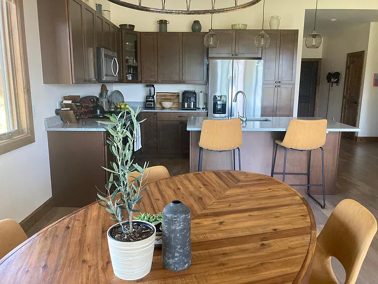 Dinning room and kitchen