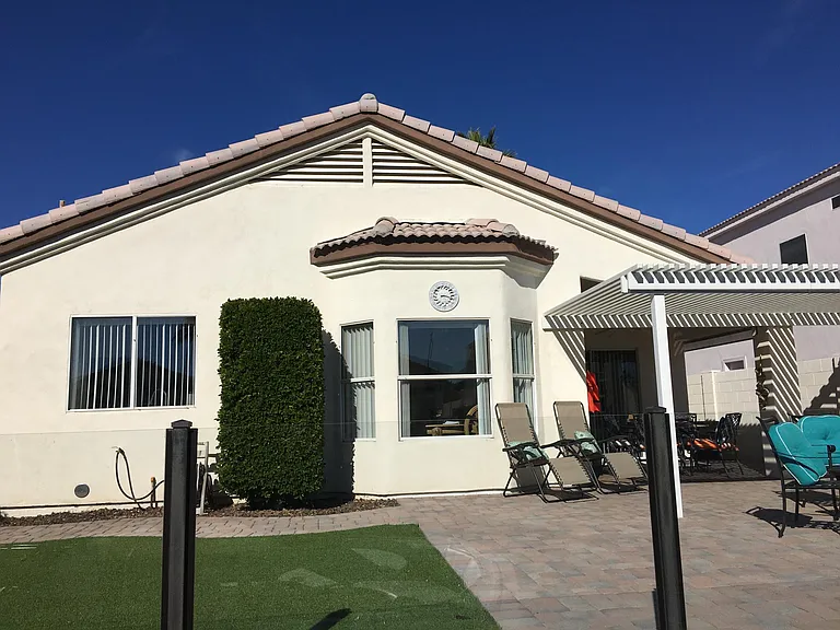 Back of home