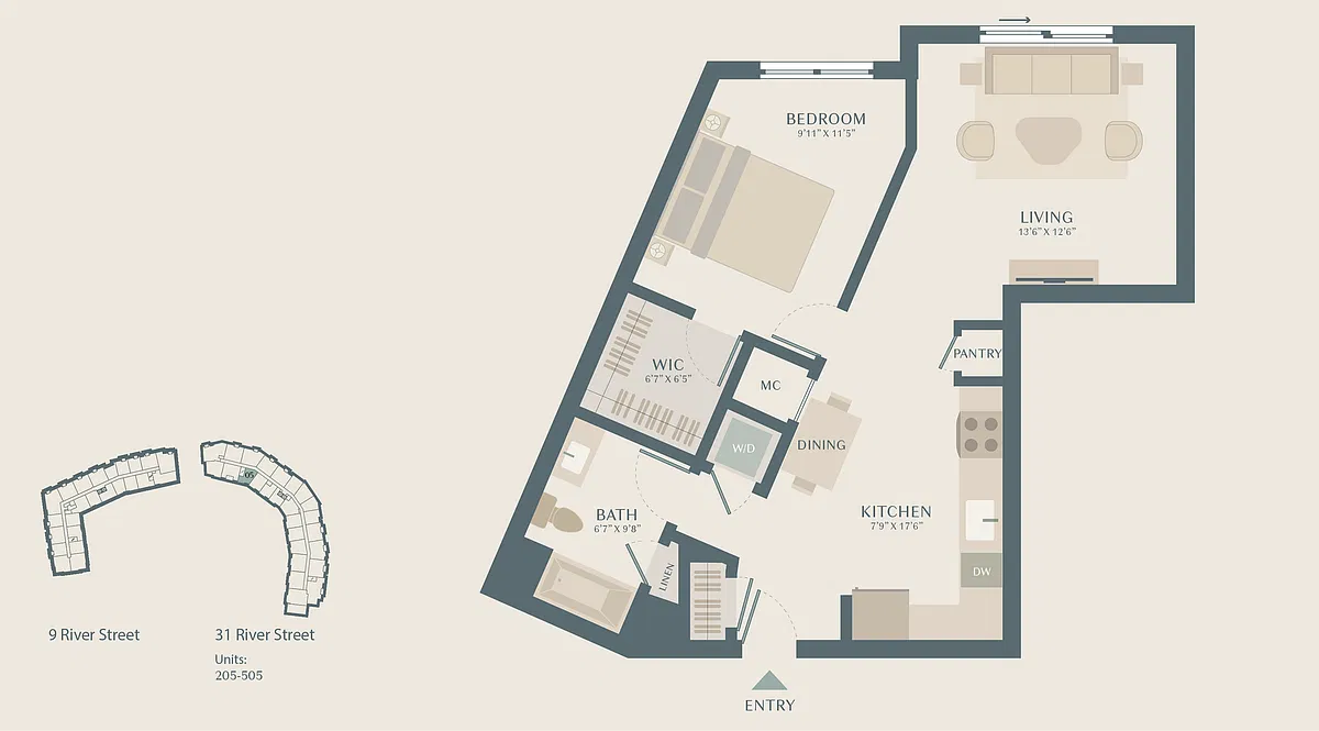 Floor plan Ovid