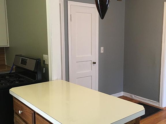 kitchen island with very nice pendant