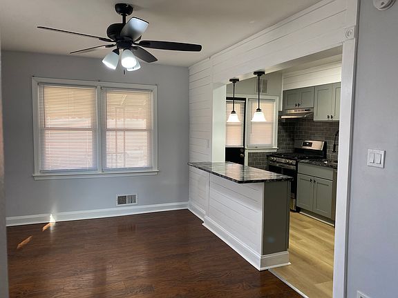 Dining room open to kitchen