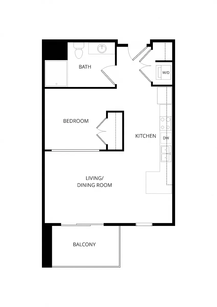 Floor plan Studio C