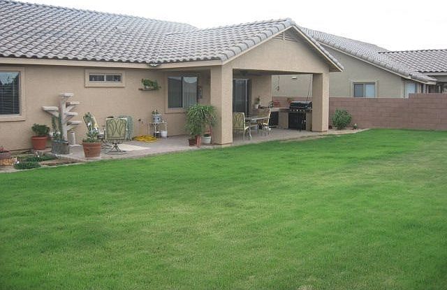 Beautiful, large, backyard
