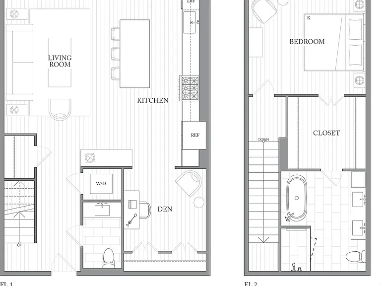 1X | 1bed 1.5bath 1X | 1bed 1.5bath
