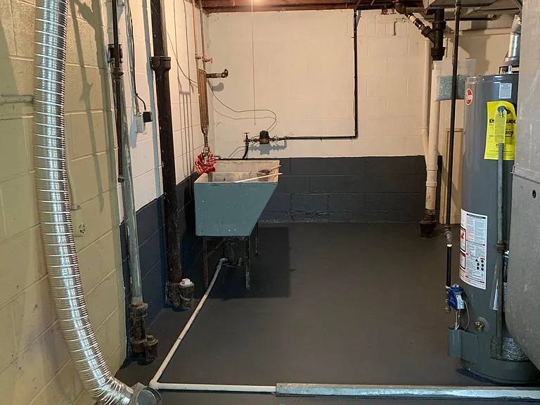 Washer/dryer hookup in basement