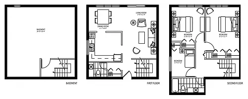 Floor plan The Elm - Townhome