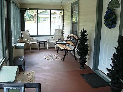 Enclosed patio