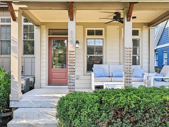 Enjoy quiet mornings or people-watching on this inviting front porch. Prime walkable location in 12 South, surrounded by boutiques, restaurants, and green spaces.