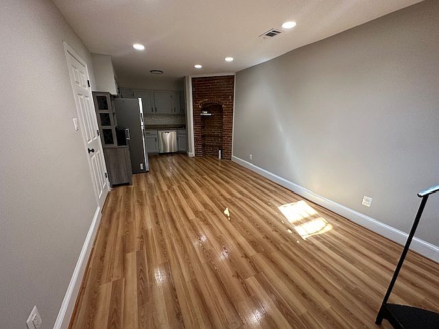 Open concept living and dining