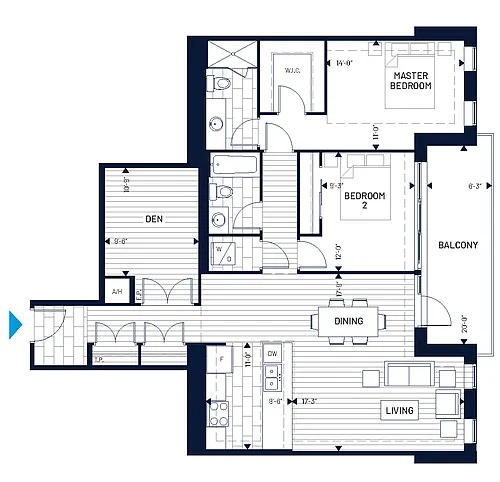 Floor plan Thames