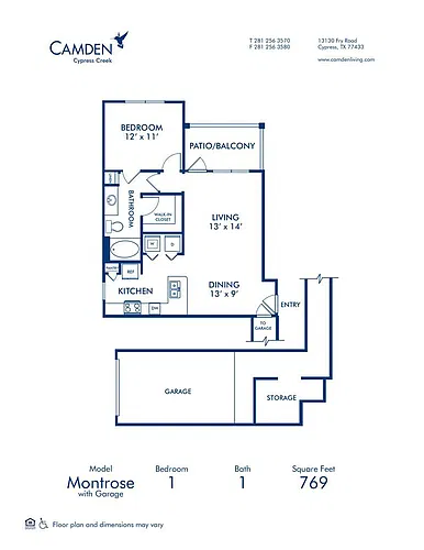 Floor plan Montrose - G