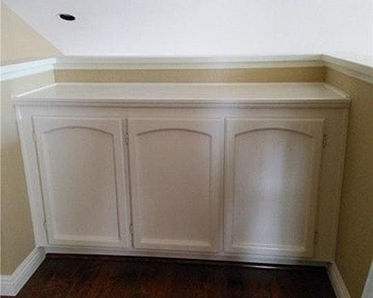 Storage at top of stairs