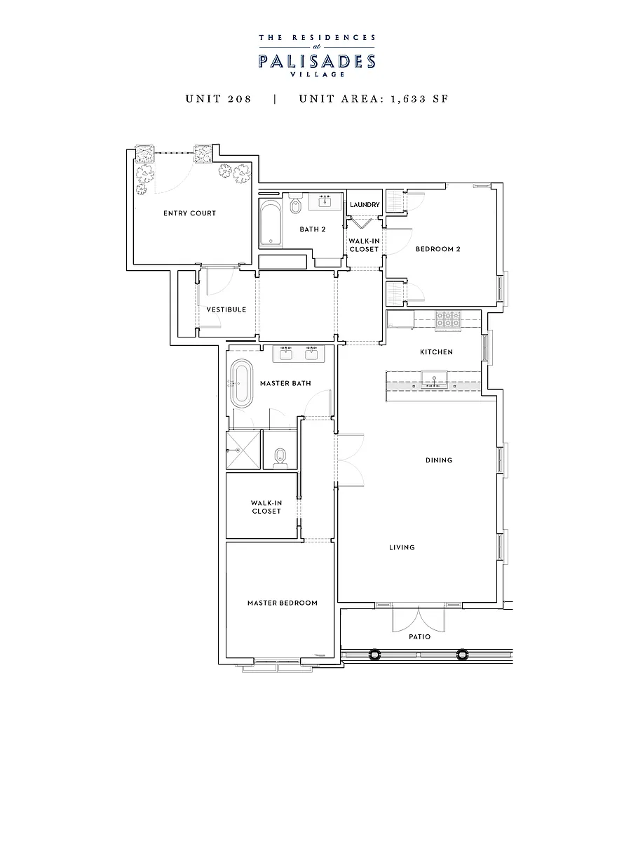 Floor plan 208